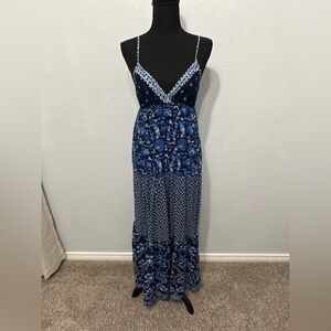 Blue Boho maxi dress
